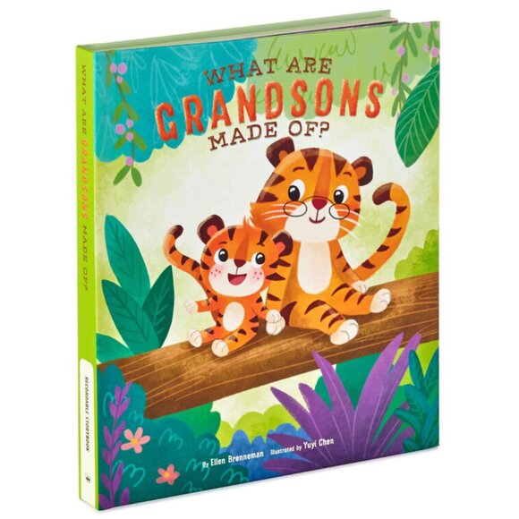 Brand New Hallmark What Are Grandsons Made Of Recordable Story Book - Picture 1 of 1